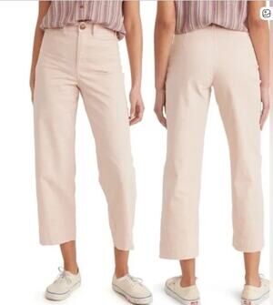 Marine Layer Bridget Slim Wide-Leg Crop Pants — 10 Peach Preppy Everyday Capsule